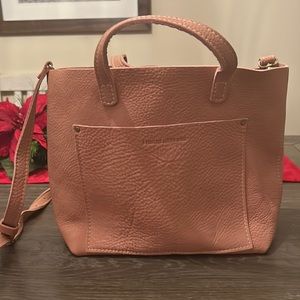 Portland Leather Goods Medium Crossbody Bag Quartz